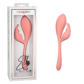 Elle Liquid Silicone Bunny Vibrator in Soft Pink with 10 Vibration Functions and Flexible Body STIMULATORS